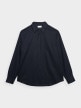 OUTHORN Men's shirt with linen - navy blue 7