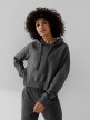 Women's cropped hoodie middle gray