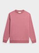 OUTHORN Women's pullover sweatshirt without hood dark pink 5
