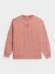 OUTHORN Women's oversized acid wash sweatshirt pink 5