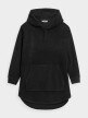 OUTHORN Women's pullover fleece with hood deep black 5