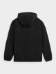 OUTHORN Women's zip-up fleece with hood deep black 6