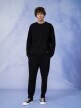 OUTHORN Men's ribbed sweatpants deep black