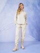 OUTHORN Women's corduroy trousers cool light gray