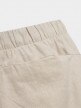 OUTHORN Women's casual trousers with linen beige 5