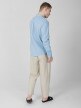 OUTHORN Men's woven linen trousers - beige beige 5