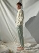 OUTHORN Men's woven linen trousers - khaki khaki