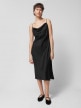 OUTHORN Midi lyocell dress deep black 3