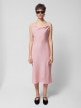 OUTHORN Midi lyocell dress pink 10