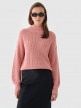 OUTHORN Women's cotton sweater light pink