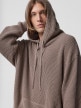 OUTHORN Men's oversize hooded sweater 5