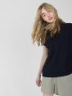 OUTHORN Women's plain Tshirt  navy blue