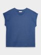 OUTHORN Women's plain T-shirt - blue blue 4
