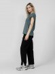 OUTHORN Women's plain T-shirt - olive 2