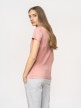 OUTHORN Women's plain t-shirt light pink 4
