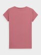 OUTHORN Women's plain T-shirt dark pink 5