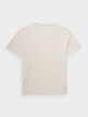 OUTHORN Men's plain T-shirt - cream 7