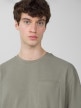 OUTHORN Men's plain T-shirt - mint mint 2