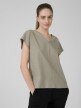 OUTHORN Women's V-neck T-shirt gray