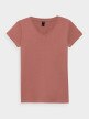  Women's v-neck t-shirt dark pink 4