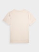 OUTHORN Men's T-shirt with embroidery - cream 5