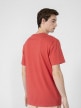 OUTHORN Men's T-shirt with print - red red 3