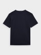 OUTHORN Men's T-shirt with print - navy blue 5