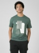 OUTHORN Men's T-shirt with print sea green 2