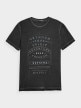 OUTHORN Men's t-shirt with print deep black 4