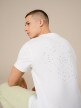 OUTHORN Men's t-shirt with print white 3