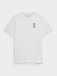 OUTHORN Men's t-shirt with print white 4