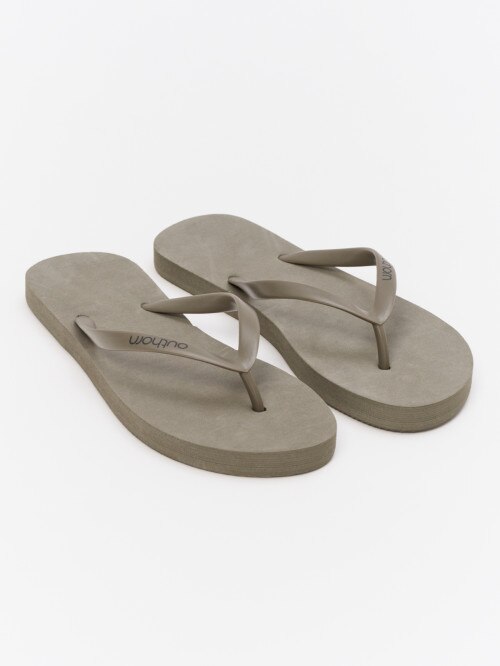 OUTHORN Women's flipflops  middle gray