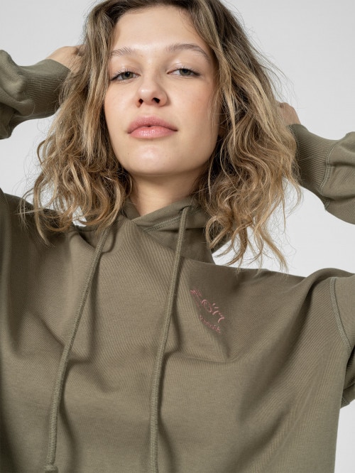 Women's oversize hoodie - olive