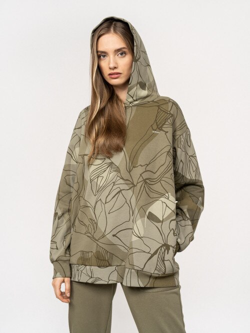 OUTHORN Women's oversize hoodie khaki