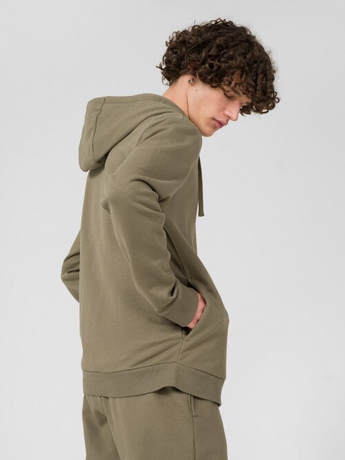 OUTHORN Men's zipup hooded sweatshirt khaki