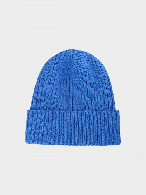 OUTHORN Men's cotton beanie cobalt blue