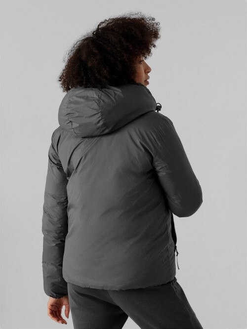 Women's reversible synthetic down jacket