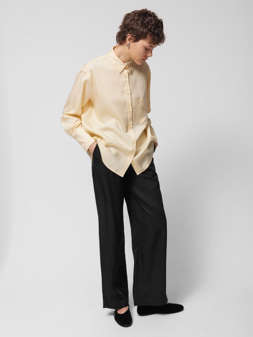 Women's lyocell oversize shirt