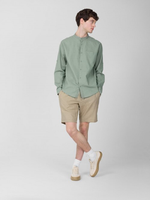 Men's shirt with linen
