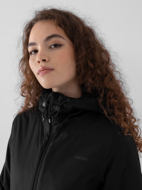Women's winter jacket deep black
