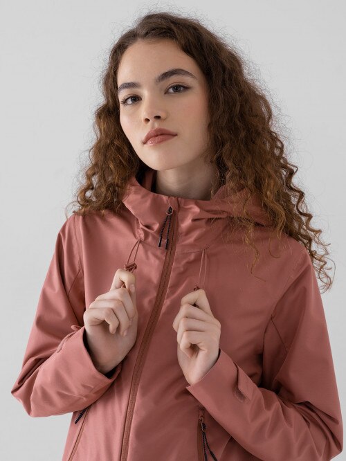 Women's lightweight jacket dark pink