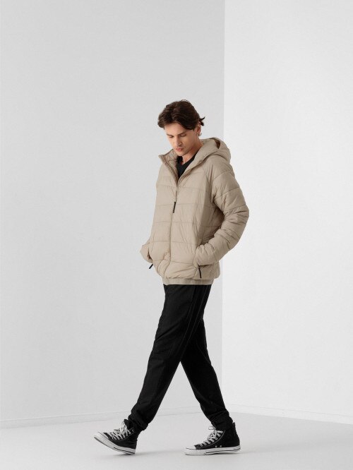 OUTHORN Men's synthetic down jacket beige