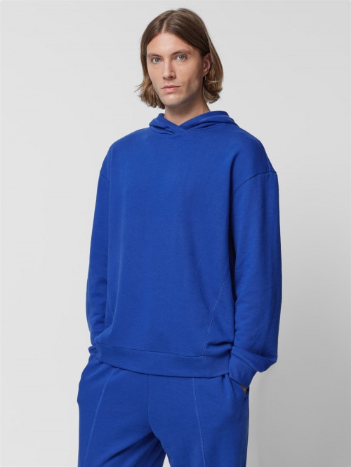 OUTHORN Men's oversize hoodie cobalt blue