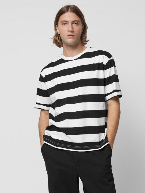 Men's oversized stripe T-shirt