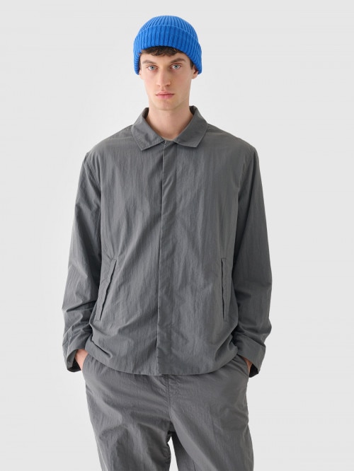 OUTHORN Men's ripstop shirt anthracite