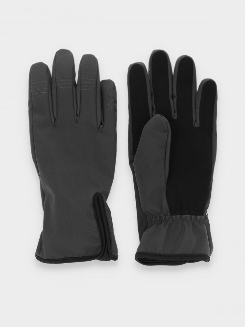 Softshell gloves middle gray