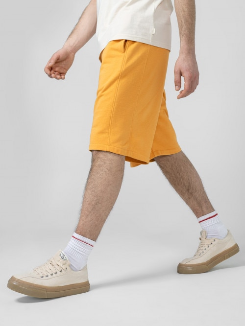 Men's sweat shorts - yellow