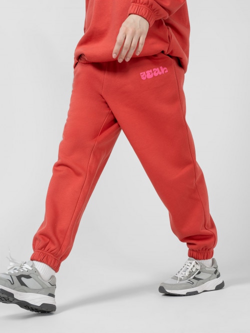 Women's sweatpants - red