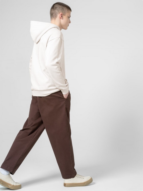 Men's woven trousers - brown