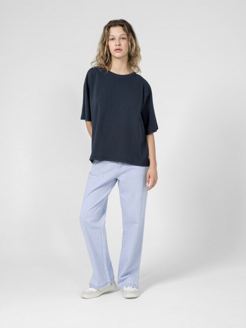 OUTHORN Women's plain Tshirt  navy blue